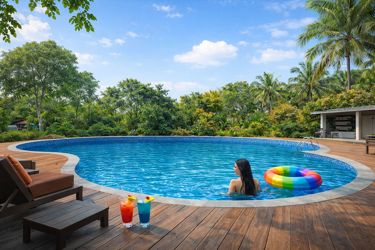 Bathtub cottage Jim Corbett luxury private stay