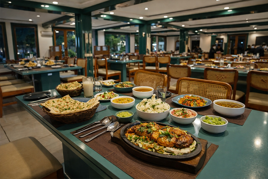 Fine dining luxury resort Jim Corbett