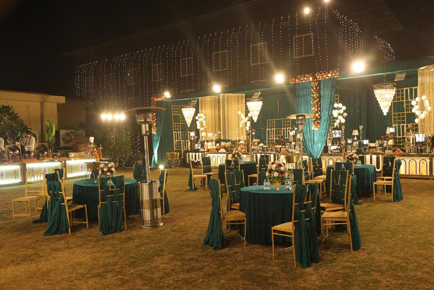 Outdoor Wedding Lawn Jim Corbett